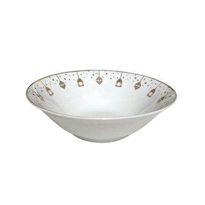  - Lantern Gold Plated2Pc Large Bowl SetCeramic Porcelain China