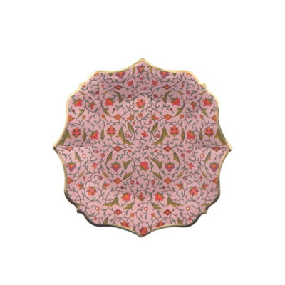 Persian Party Dessert Plates (10Pk)Pink from B&Q