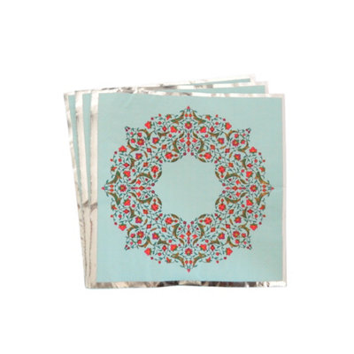 Persian Party Napkins (20Pk)Mint from B&Q