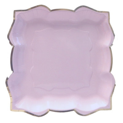 Lotus Large Party Plates (10Pk)Lilac (Purple) from B&Q