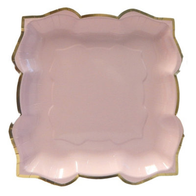 Lotus Large Party Plates (10Pk)Mink (Nude) from B&Q