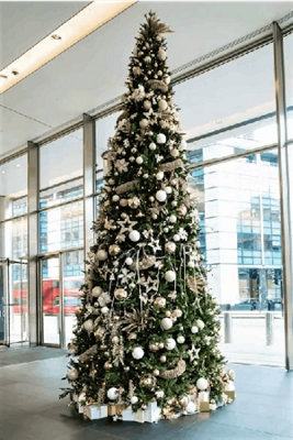 B&Q -  The 16Ft Woodland Pine Tree With Hook-On Branches