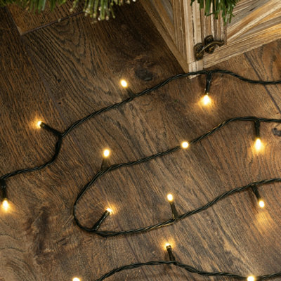 Christmas Tree World Battery Powered 600 Led Multifunction String Light SetWarm White from B&Q
