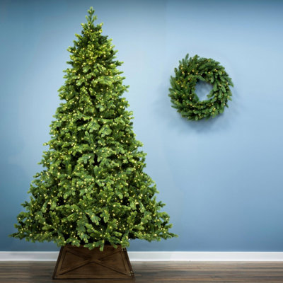 Christmas Tree World The 7Ft/210Cm Ultra-Lit Montagna Fir Tree With Micro Led Lights from B&Q