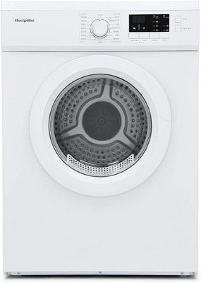 Montpellier Mvsd7WWhite 7Kg Vented DryerC Energy from B&Q