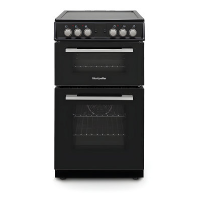 B&Q -  Mdoc50FkBlack 4 Zone Electric CookerA Rated