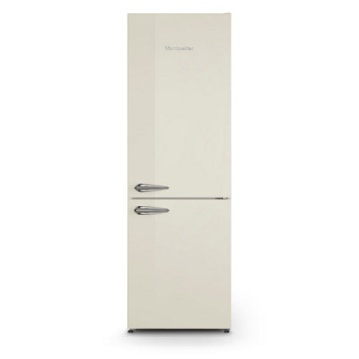 Montpellier Mab386EcCream Retro No Frost Fridge Freezer186CmE Energy Rating from B&Q