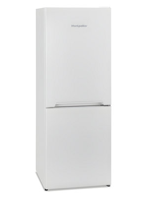 Montpellier Mff155EwWhite Freestanding 60/40 Frost Free Fridge FreezerE Energy from B&Q