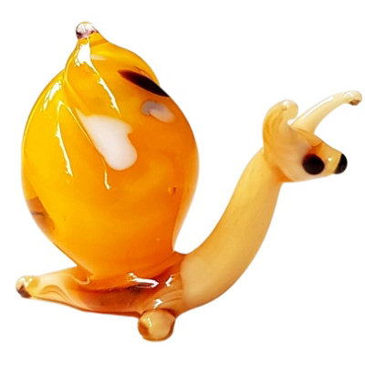 Novecrafto Handcrafted Glass Snail Figurine For Elegant Home And Office Decor from B&Q