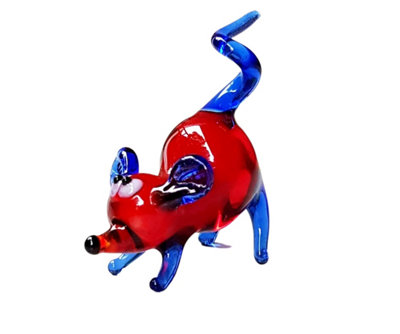 Novecrafto Handcrafted Glass Mouse Figurine For Elegant Home And Office Decor from B&Q