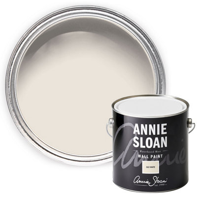 Annie Sloan Wall Paint 2.5 Litre Old White from B&Q