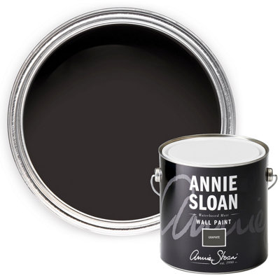 Annie Sloan Wall Paint 2.5 Litre Graphite from B&Q
