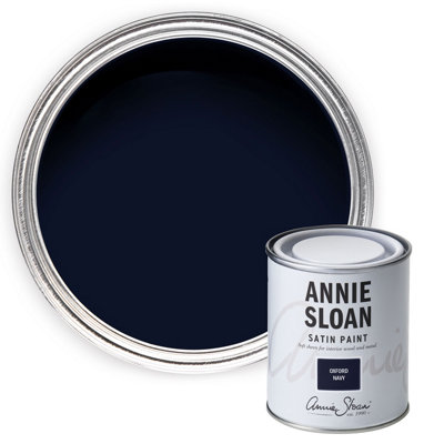 Annie Sloan Oxford Navy Satin Paint for Wood and Metal 750ml - Image 4