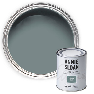 Annie Sloan Satin Paint 750Ml Cambrian Blue from B&Q