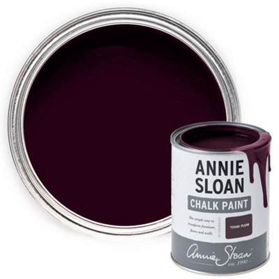 Annie Sloan Furniture Chalk Paint 1 Litre Tyrian Plum from B&Q