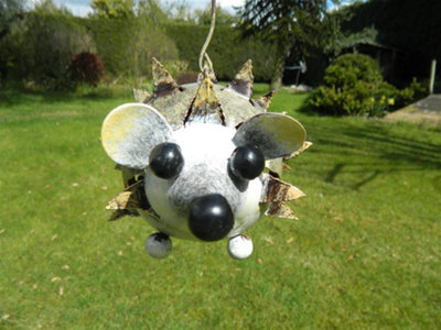 Metal Hedgehog Animal Tea Light Candle Holder from B&Q