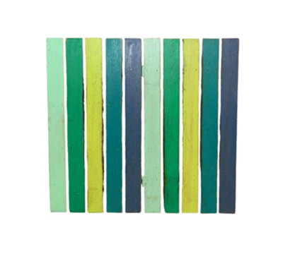 Wooden Folding Table Shabby Chic FurnitureCollapsible Table RectangleGreen from B&Q