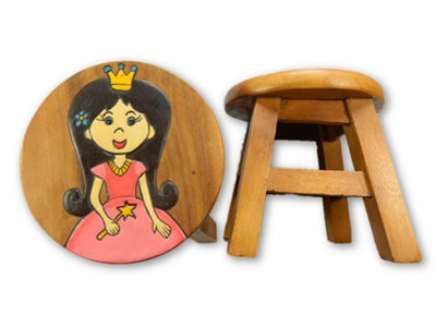 Children's Wooden StoolFairy Princess from B&Q