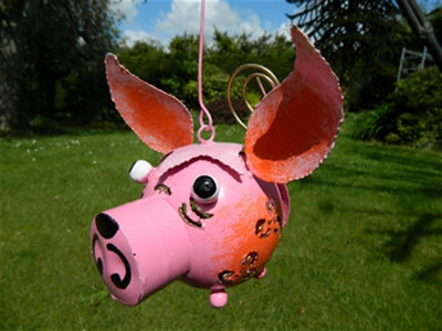 Metal Pig Animal Tea Light Candle Holder from B&Q