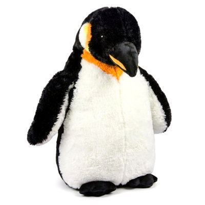 B&Q -  Large Penguin Plushie 24" Big Soft Toy Realistic Stuffed Animal Standing Teddy