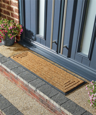 Mud Stopper Chadderton Doormat Rubber Mat Non-Slip 40 X 120CmLarge Rectangles from B&Q