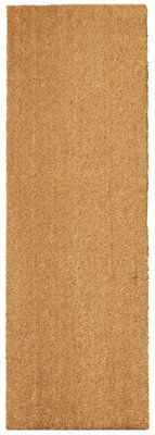 MUD STOPPER Astley Plain Rectangle Doormat Natural Non-Slip Pvc Backing Waterproof  40 X 120 Cm from B&Q