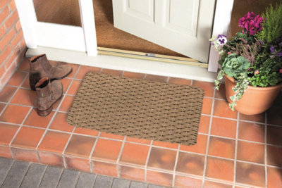 Naturelle Beige Didsbury Braided 55X100cm Polypropelyne Mat