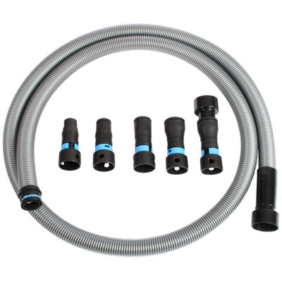 B&Q -  94698 Quick Click 3M Hose For Home And Shop Vacuums With Five Piece Power Tool Adaptor Set