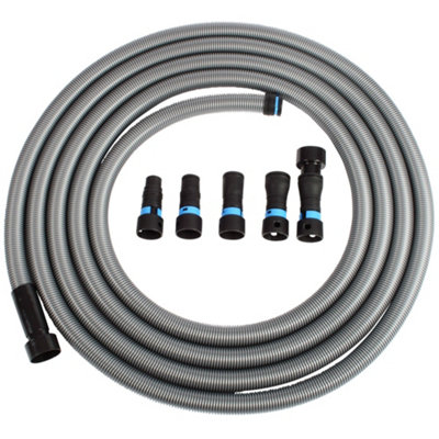B&Q -  94731 Quick Click 9M Hose For Home And Shop Vacuums With Five Piece Power Tool Adaptor Set
