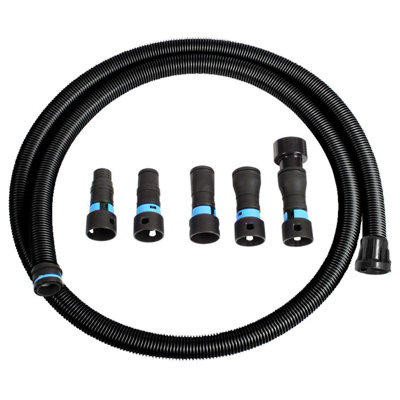 B&Q -  94698N Quick Click 3M Hose Compatible With Numatic/henry Vacuums With Five Piece Power Tool Adaptor Set