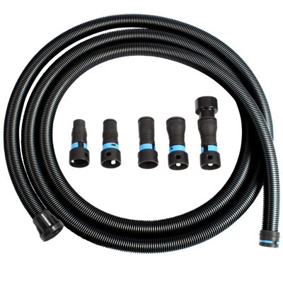 B&Q -  94731N Quick Click 9M Hose Compatible With Numatic/henry Vacuums With Five Piece Power Tool Adaptor Set