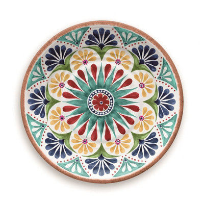 B&Q -  Rio Medallion Melamine Dinner Plate