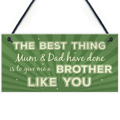 Red Ocean Brother Like You Gifts For Brother Sister Birthday Keepsake Friendship Thank You Gift For Him from B&Q