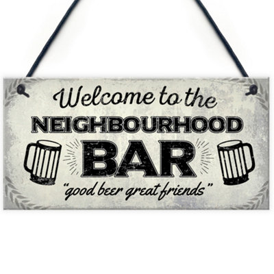 Red Ocean Vodka Gin Sign Pub Home Bar Gift Man Cave Shed Garden Kitchen Plaque Friendship Gift from B&Q