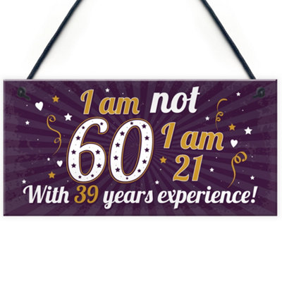 Red Ocean Funny 50Th Birthday Gift Hanging Plaque Novelty Friendship Family Mum Dad Grandparents Christmas Gift For Friend from B&Q