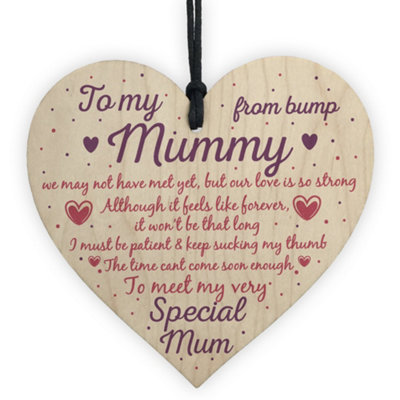 Red Ocean Mummy To Be Plaques Gifts From Bump Baby Shower Baby Girl Boy Present Keepsake from B&Q