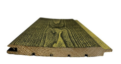 Timber Focus Sertiwood Rustic Lemon Internal Cladding Sample from B&Q
