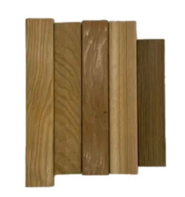 Timber Focus Sertiwood Western Red Cedar Screen Slats Sample from B&Q