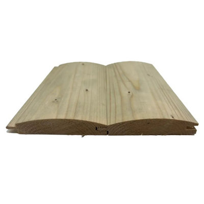 Timber Focus Sertiwood Loglap Timber Focus Planed Finishing Timber Sample from B&Q