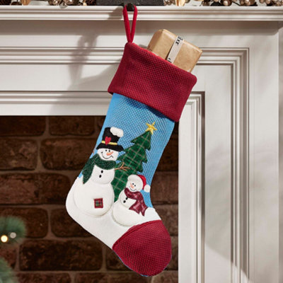 Dibor Skip And Rolo Children's Penguin Xmas Gift Decoration Christmas Stocking For Kids from B&Q