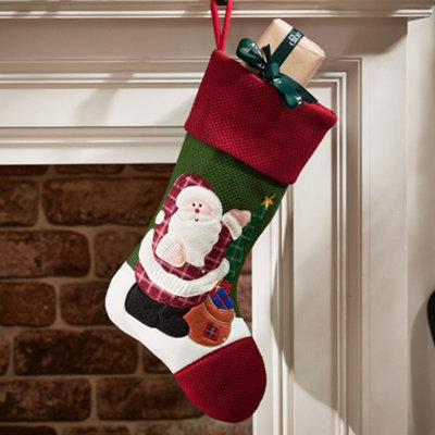 Dibor Santa Claus Children's Xmas Gift Decoration Christmas Stocking