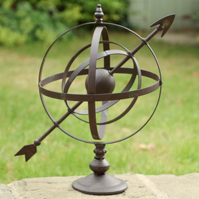 Dibor Antique Outdoor Garden Decoration Armillary Sphere from B&Q