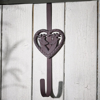 Dibor Kissing Deer Over Door Christmas Decoration Wreath Hanger Hook from B&Q
