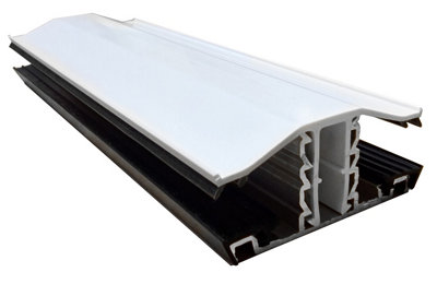  - Birchwood Snapdown 10mm-25mm Glazing Bar. 2.5M White - Image 2