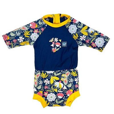 Splash About Happy Nappy Sunsuit Garden Delight 12-24 Months from B&Q