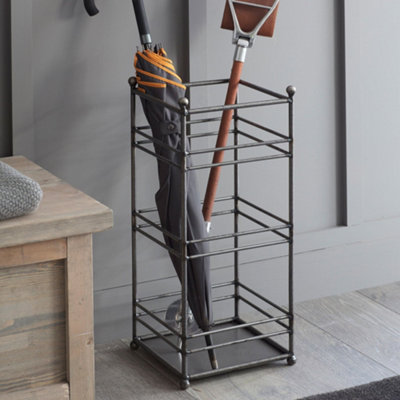 Umbrella Stand Holder Walking Stick Metal Steel Freestanding Indoor Home Decor - Image 2