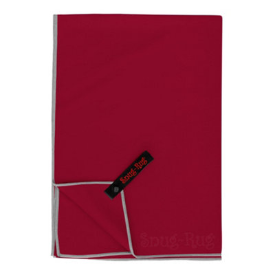Snug Rug Microfibre Beach Towel Super Absorbent Quick Drying Lightweight Large 80 X 160CmJester Red from B&Q