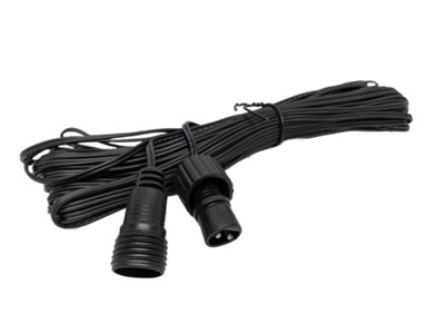 Best Artificial Connectable 10M Black Extension Cable Led Lights Accessories from B&Q