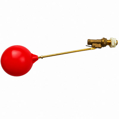 1/2"" Brass Part 1 Ballcock (Float Valve) & Ball Float - For Water Tank BS1212/1 - Image 4