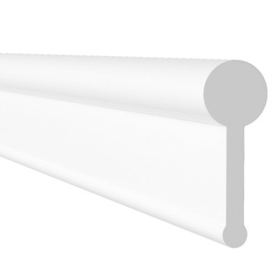 Hnnhome Shower Screen Seal Strip For Folding Doors (1.95 Meter) White